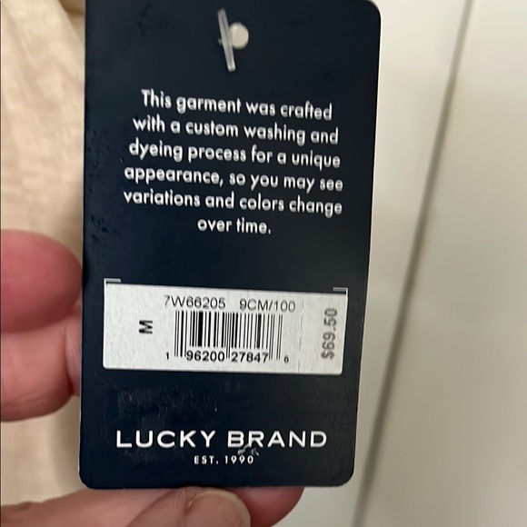 Lucky Brand Cream Smocked Tank Top - Picture 2 of 5